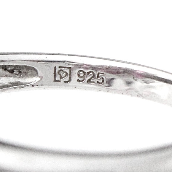 Estate Rhodolite Garnet Cluster Sterling Silver Cocktail Ring Size 10 - Picture 4 of 5